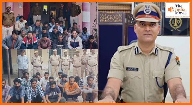 जयपुर में ऑपरेशन वज्र प्रहार का बड़ा एक्शन: कई जिलों में ताबड़तोड़ छापेमारी, सैकड़ों बदमाश गिरफ्तार